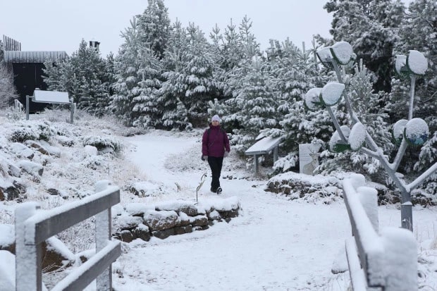 Cairngorm snowfale