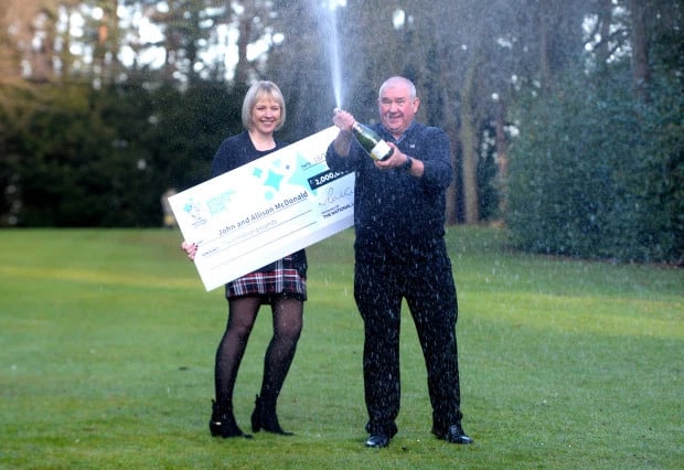 Lottery Winners John & Allison Mcdonald