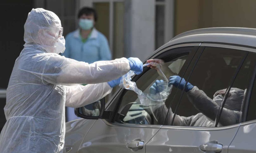 Coronavirus Drive Through Test