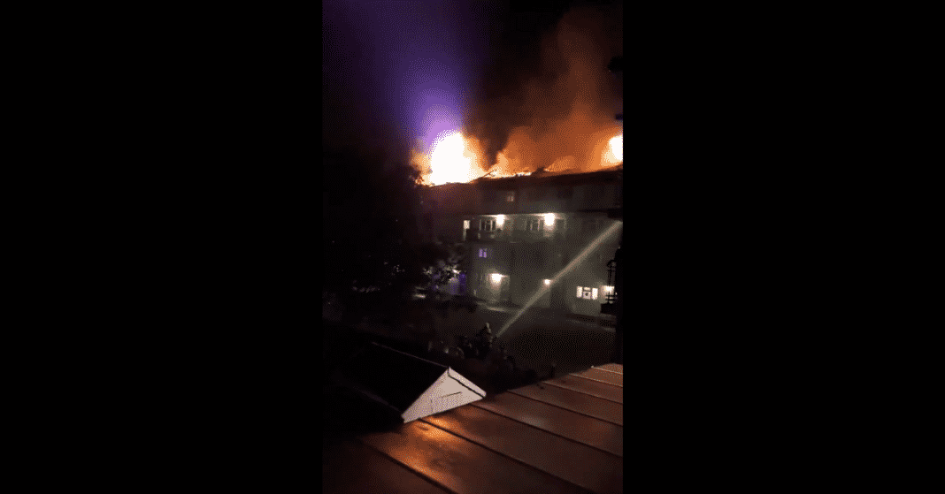 Huge Blaze in London Block of Flats