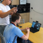 Lockdown haircut video call