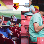 NHS Staff in stands