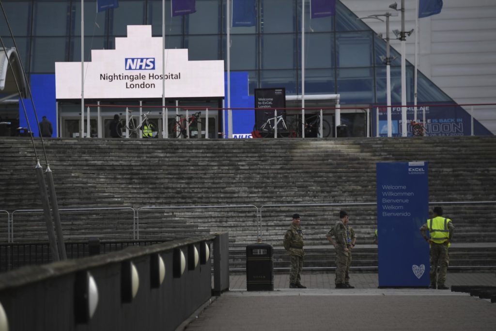 It has taken just two weeks for NHS Nightingale, the new COVID-19 field hospital, to be built in east London