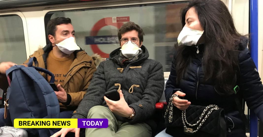 Wearing masks on the tube