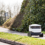 Shopping Robot on route to a delivery