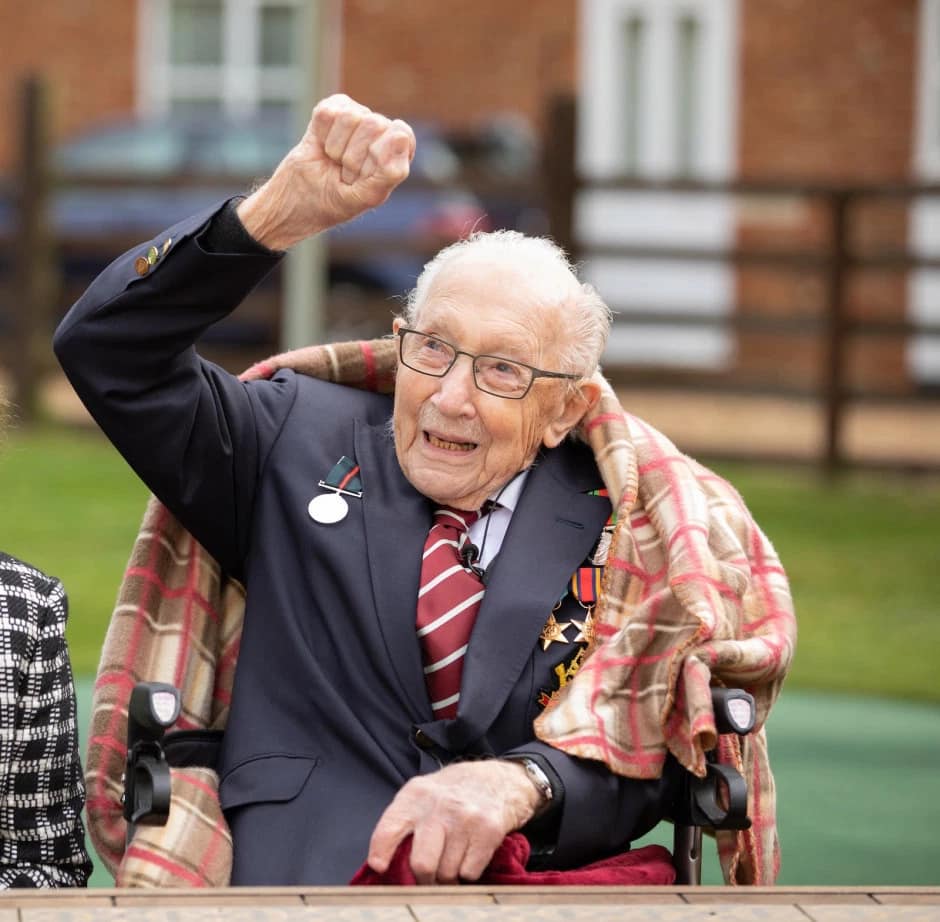 Captain Tom Moore promoted to Colonel on his 100th birthday