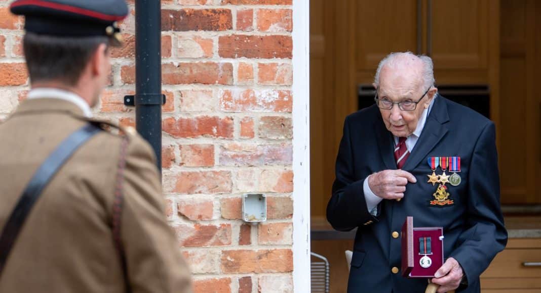 Captain Tom Moore promoted to Colonel on his 100th birthday