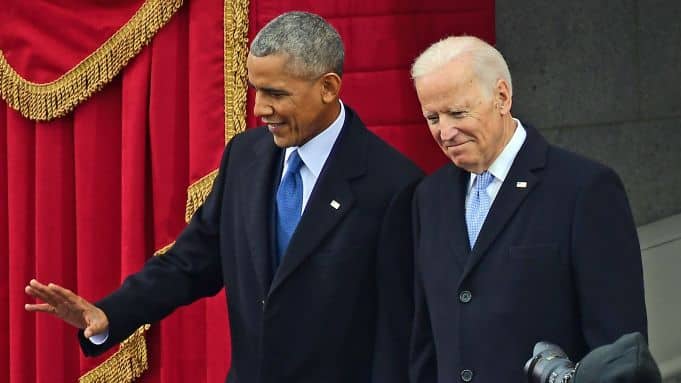 Barack Obama and Joe Biden