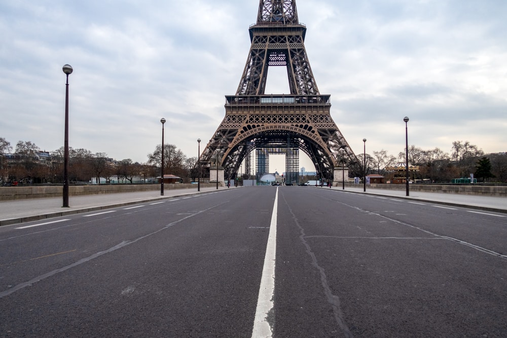 Eifel Tower empty due to Coronavirus