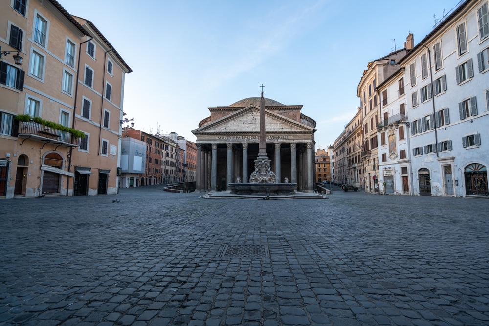 Rome, Italy during Lockdown