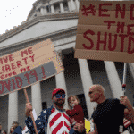 Americans protest lockdown
