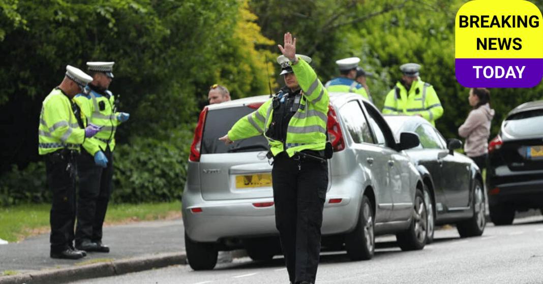 Police during lockdown