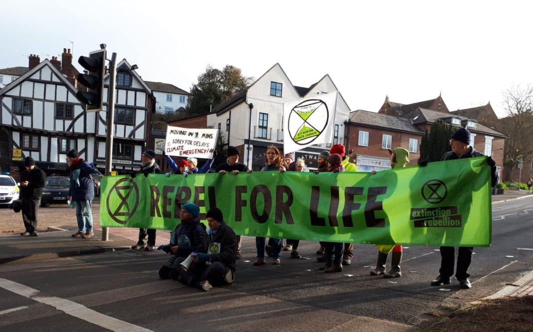 Extinction Rebellion Held Bike Ride To ‘Reclaim The Streets’