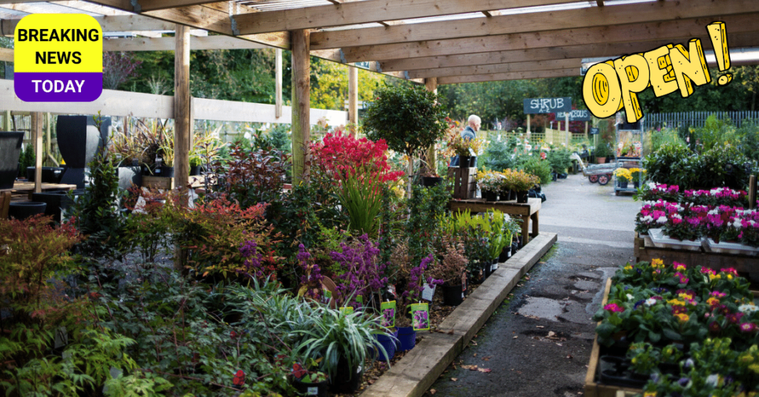 Garden Centre open