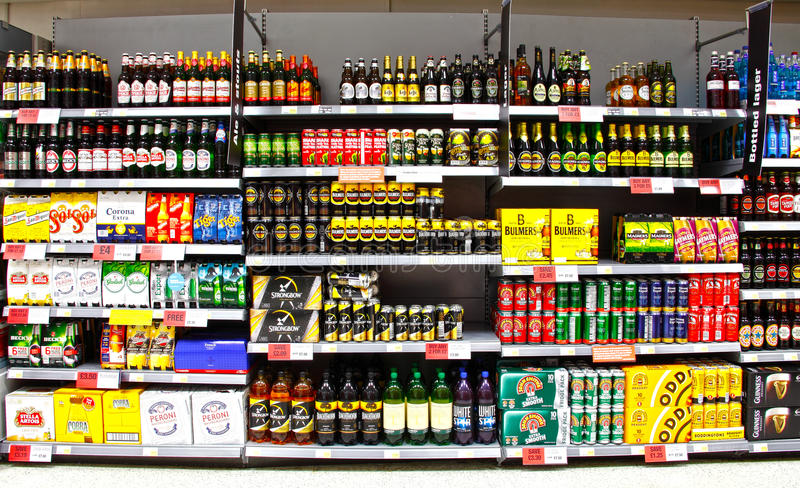 Bottles of cider for sale