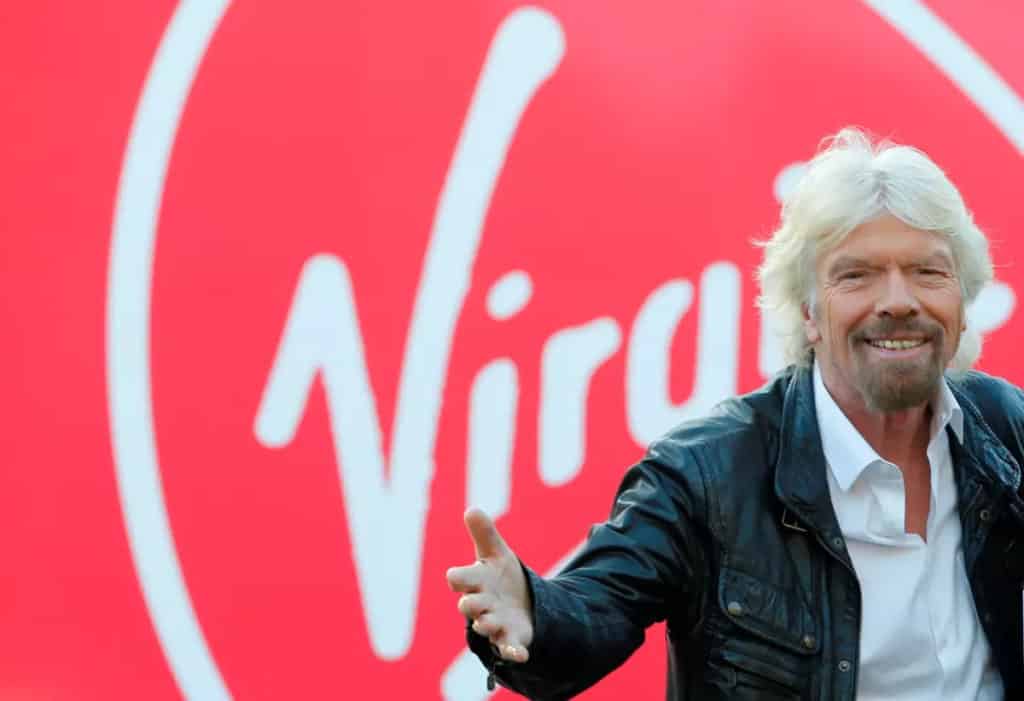 Richard Branson Virgin media