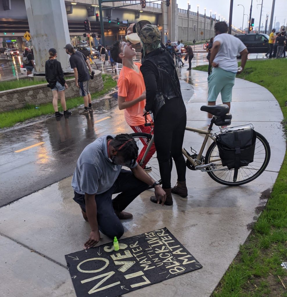 US Protests following the Police killing of George Floyd