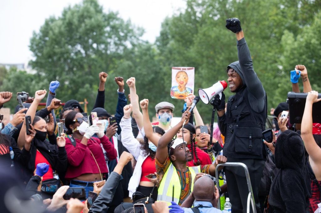 Thousands demonstrate in Hyde Park in solidarity with Black Lives Matter