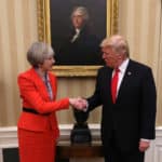 President Trump Meets With British PM Theresa May At The White House