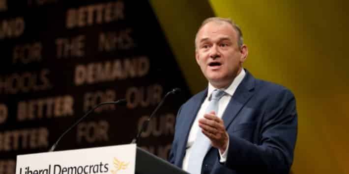 Sir Ed Davey elected new Liberal Democrat leader