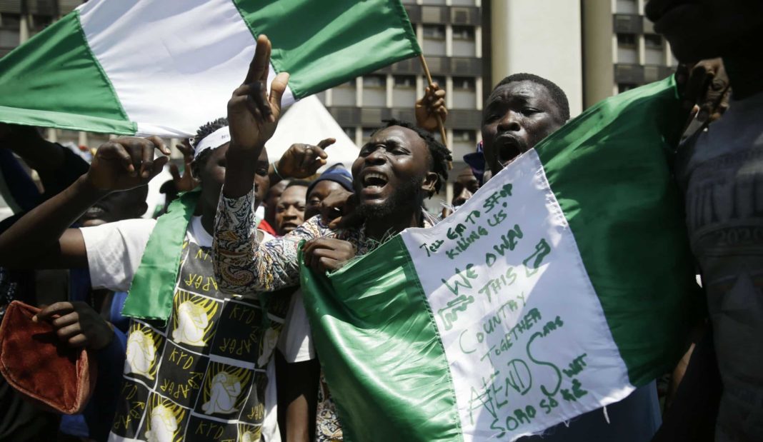 Nigeria Police Force 'open fire on protesters' in Lagos