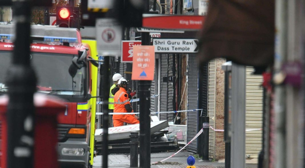 People feared dead after explosion at shop in west London