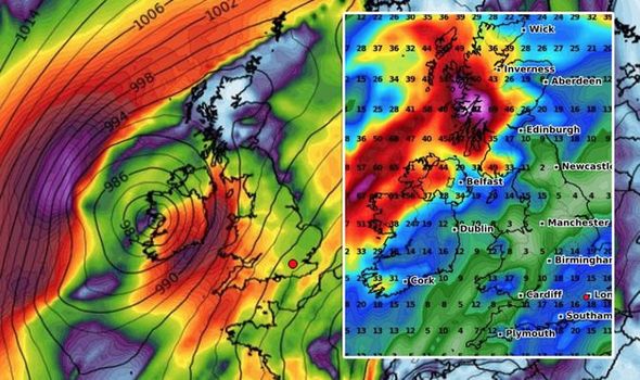 Storm Barbara hits UK with heavy rain and gale force winds