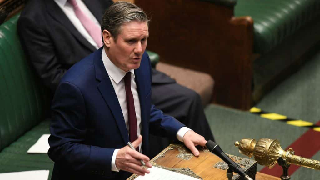 Labour leader Sir Keir Starmer blasts 'pathetic' Number 10 infighting