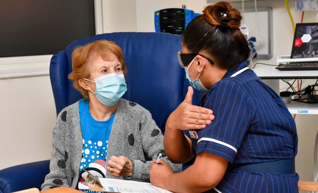 90-year-old Grandmother who got UK's first vaccine urges others to follow