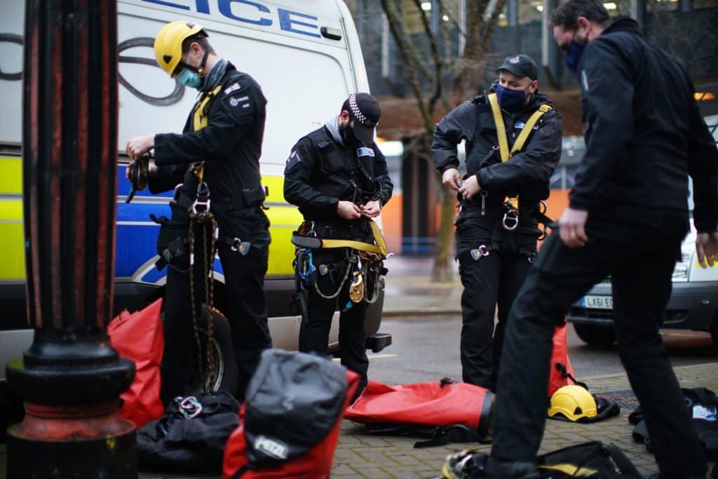 HS2 rail project protesters secretly dig and occupy tunnel at Euston station