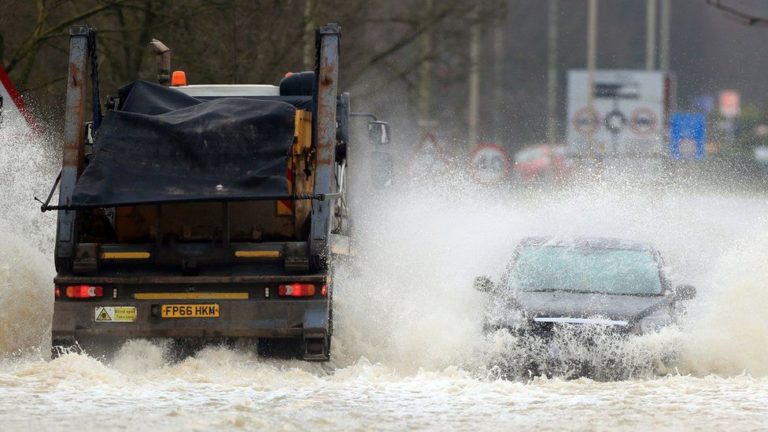 Widespread Flooding predicted in parts of England due to Storm Christoph