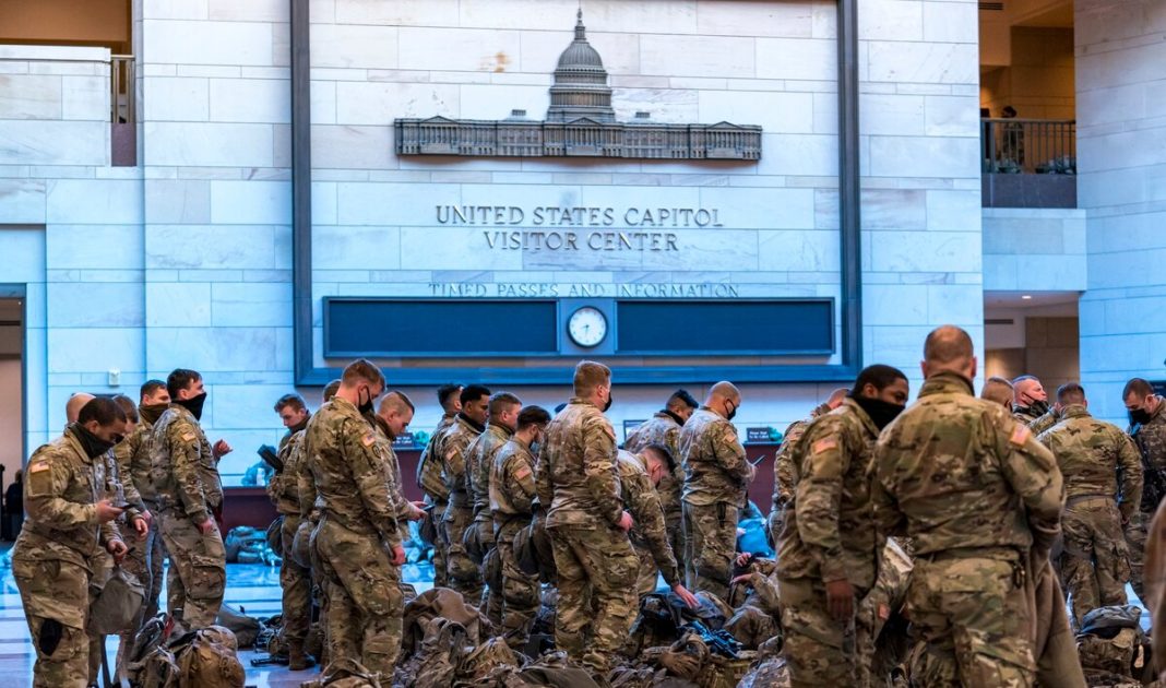 FBI vets 25,000 National Guard over fears of attack at inauguration