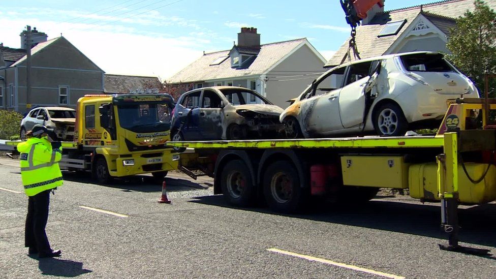 Arson attack on police officer's home in Northern Ireland