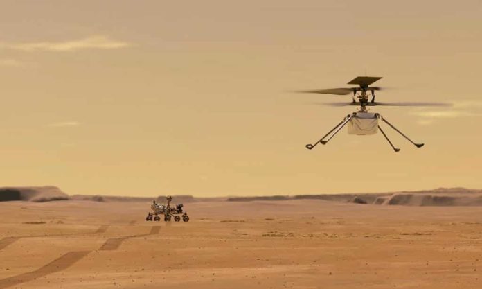 NASA's Mars Ingenuity helicopter makes first historic flight