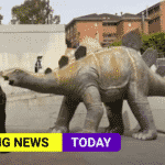 dinosaur statue