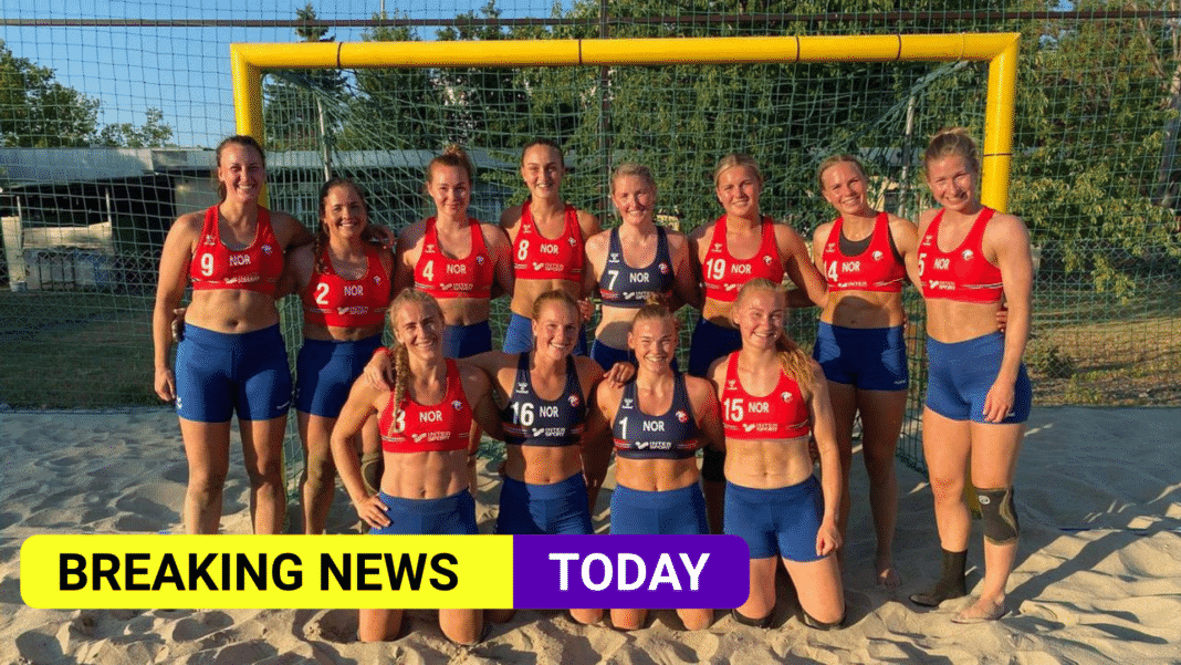 Norway beach handball team fined for wearing shorts not bikini bottoms