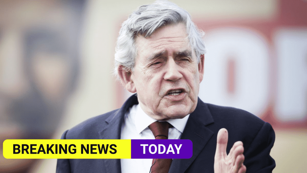 Gordon Brown: universal credit cut ‘vindictive and indefensible’