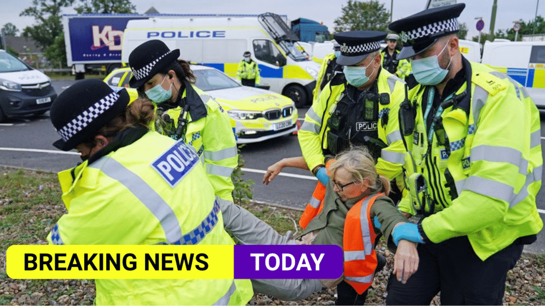 Arrests made as climate activists block motorways again