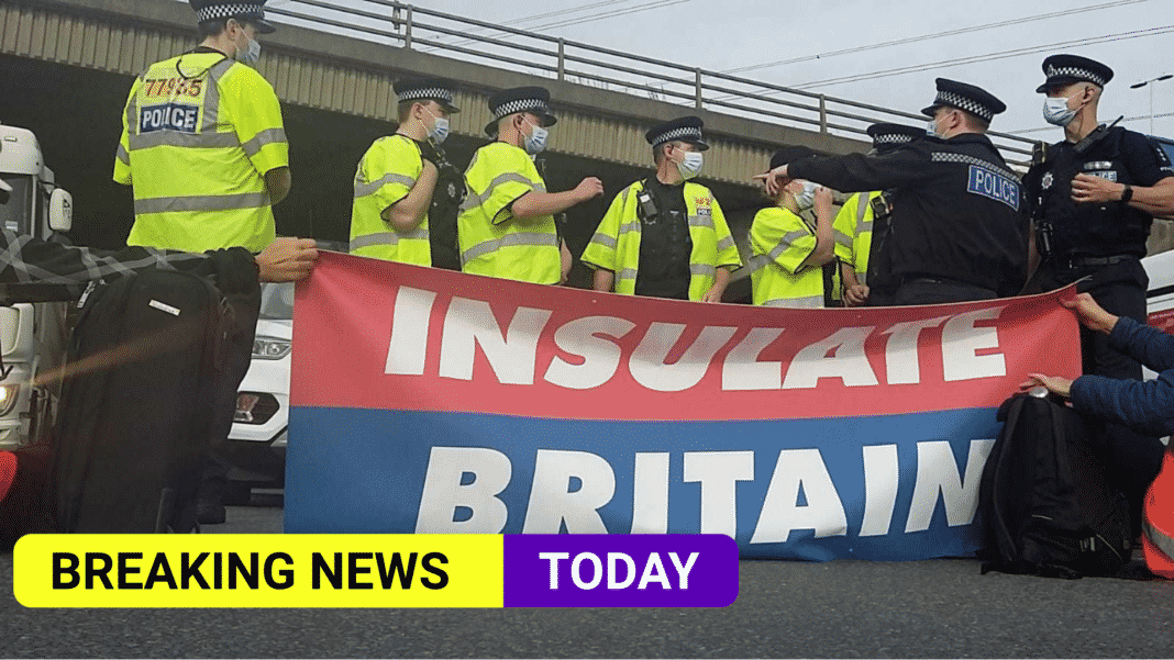 23 arrests after protesters try to block motorway for fifth time