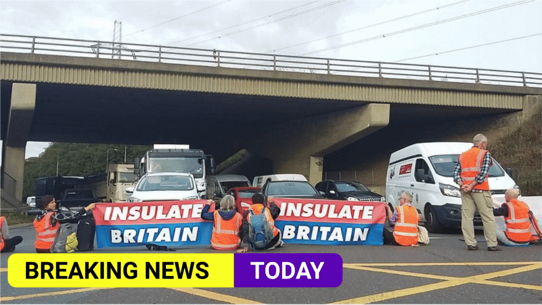 30 arrested and drivers delayed after climate activists block parts of M25