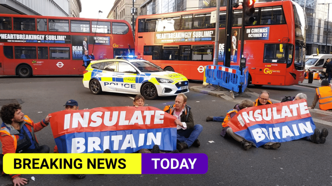 Insulate Britain return in London, with 53 people arrested