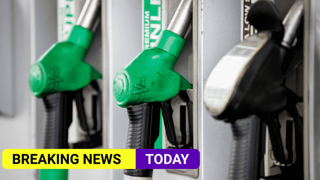 Petrol prices hit a record high within the UK